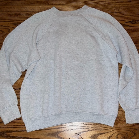 Fruit Of The Loom USA Made Maroon Mania Crewneck Sweatshirt - Picture 2 of 8